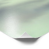 Een slapende engel op de hemelwolken in groen foto afdruk (Hoek)