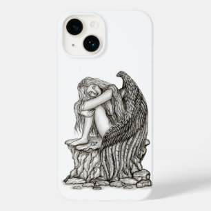 Een slapende engel op de steen Case-Mate iPhone 14 hoesje