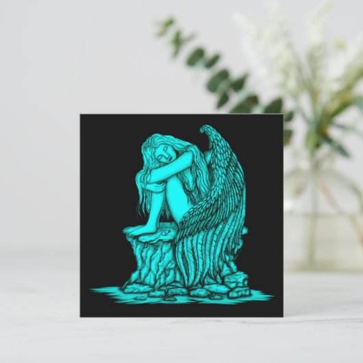 Een slapende engel op de Stone (Staand voorkant)