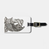 Een slapende engel op de Stone Bagagelabel (Voorkant horizontaal)