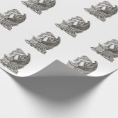 Een slapende engel op de Stone Cadeaupapier (Hoek)