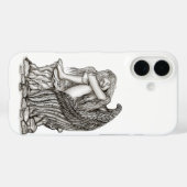Een slapende engel op de Stone Case-Mate iPhone Case (Achterkant (horizontaal))