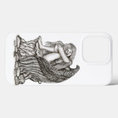 Een slapende engel op de Stone Case-Mate iPhone Case (Achterkant (horizontaal))