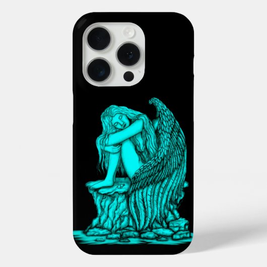 Een slapende engel op de Stone Case-Mate iPhone Case (Achterkant)