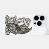 Een slapende engel op de Stone Case-Mate iPhone Case (Achterkant (horizontaal))