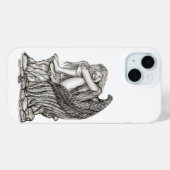 Een slapende engel op de Stone Case-Mate iPhone Case (Achterkant (horizontaal))