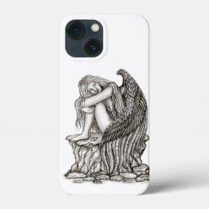 Een slapende engel op de Stone Case-Mate iPhone Case