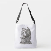 Een slapende engel op de Stone Crossbody Tas (Achterkant)