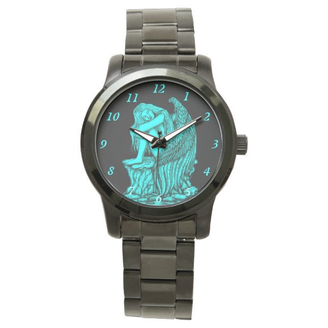 Een slapende engel op de Stone Horloge (Voorkant)