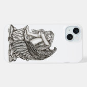 Een slapende engel op de Stone iPhone Hoesje (Achterkant horizontaal)