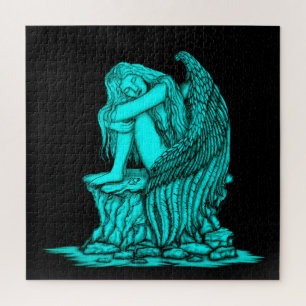 Een slapende engel op de Stone Legpuzzel