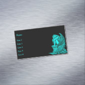 Een slapende engel op de Stone Magnetisch Visitekaartje (Voorbeeld)