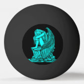 Een slapende engel op de Stone Pingpongbal (Voorkant)