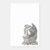 Een slapende engel op de Stone Post-it® Notes (Voorkant)