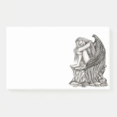 Een slapende engel op de Stone Post-it® Notes (Voorkant)