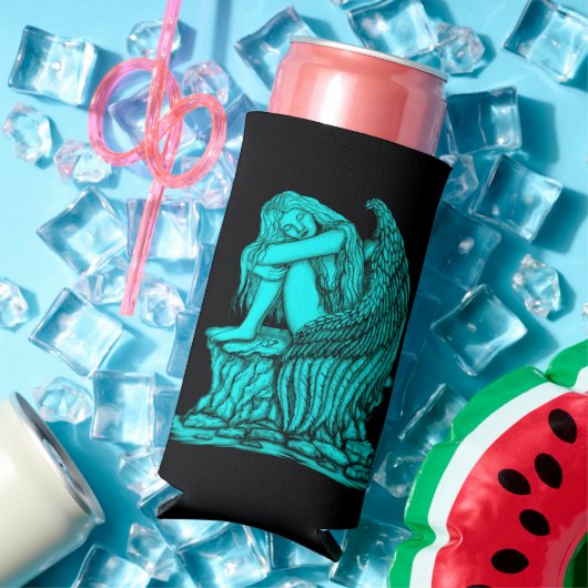 Een slapende engel op de Stone Seltzer Blikjeskoeler (Insitu Zomer)