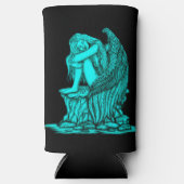 Een slapende engel op de Stone Seltzer Blikjeskoeler (Voorkant)