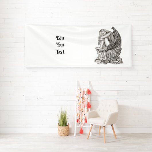 Een slapende engel op de Stone Spandoek (Insitu)