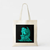 Een slapende engel op de Stone Tote Bag (Achterkant)