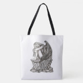 Een slapende engel op de Stone Tote Bag (Voorkant)