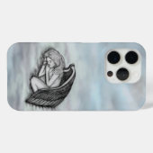 Een slapende engel op de wolken van de hemel Case-Mate iPhone case (Achterkant (horizontaal))