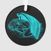 Een slapende engel ornament (achterkant)