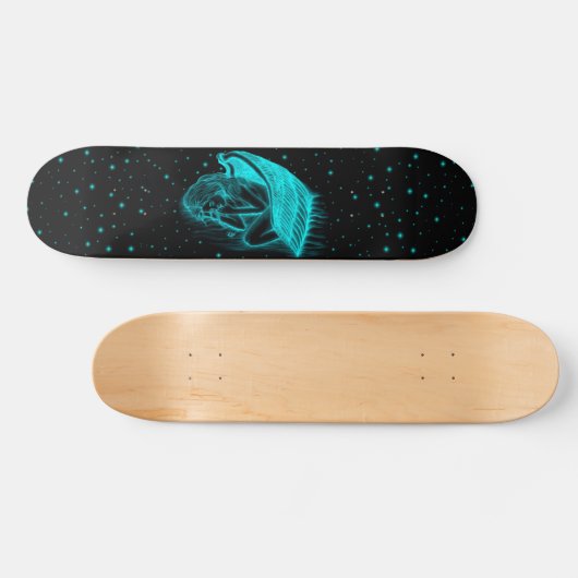 Een slapende engel persoonlijk skateboard (Horizontaal)