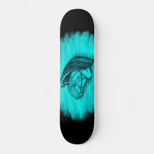 Een slapende engel persoonlijk skateboard (Voorkant)