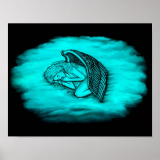 Een slapende engel poster (Voorkant)