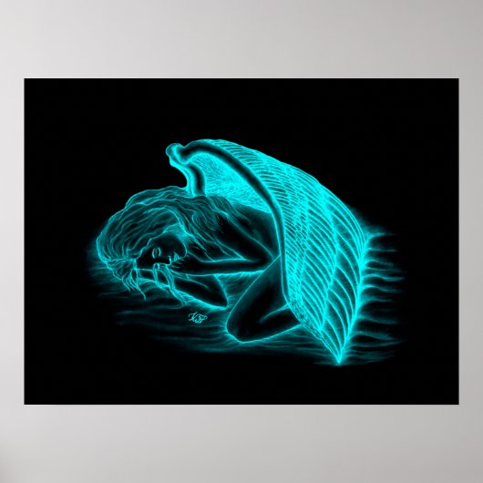 Een slapende engel poster (Voorkant)