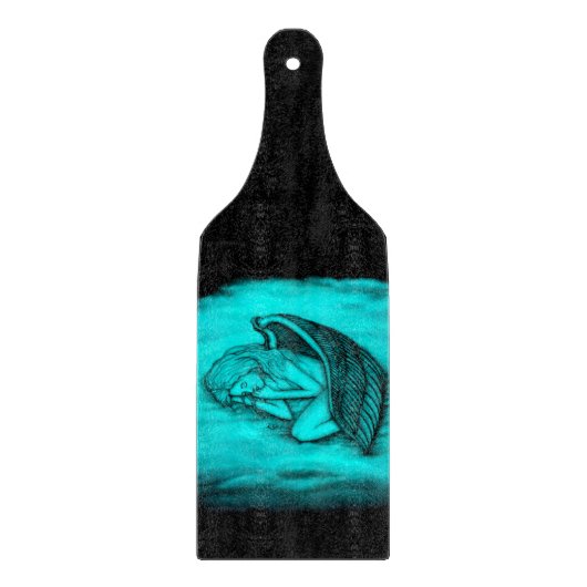 Een slapende engel snijplank (Voorkant)