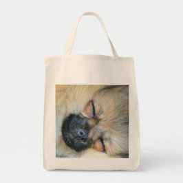Een slapende Pommerse Tote Bag