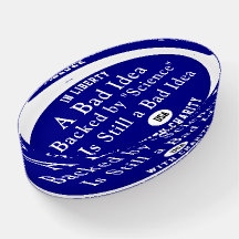 Een slecht idee paperweight