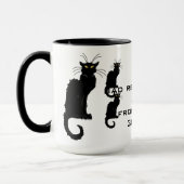 Een slecht relatie weg van 30 katten mok (Links)