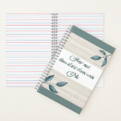 Een slecht Wayfaring Man van Verdriet Notitieboek (Binnen)