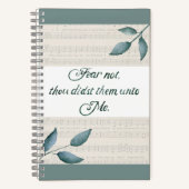 Een slecht Wayfaring Man van Verdriet Notitieboek (Voorkant)