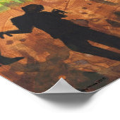 Een slechte benadering Zombie + Boerderij House Po Poster (Hoek)