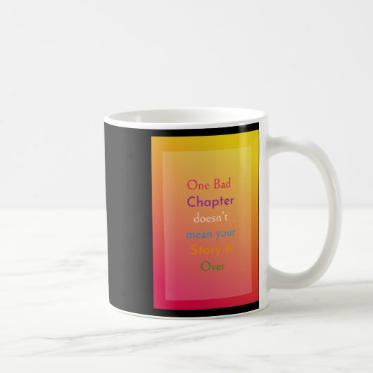 Een slechte Chapter Design Sticker Koffiemok (Rechts)