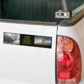 Een slechte dag achternachting... bumpersticker (Op Truck)