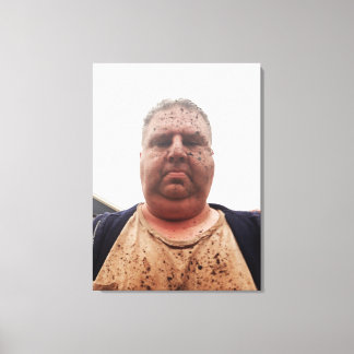Een slechte dag hebben canvas afdruk