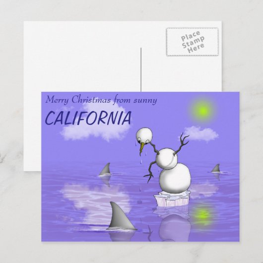 Een slechte dag in het paradijs feestdagenkaart (Voorkant / Achterkant)