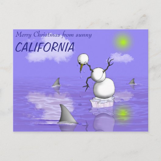 Een slechte dag in het paradijs feestdagenkaart (Voorkant)