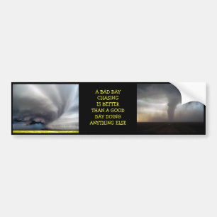 Een slechte dag jagen... bumpersticker