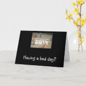 Een slechte dag? kaart (Gele Bloem)