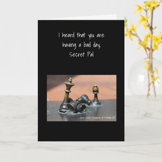 Een slechte dag kaart (Gele Bloem)