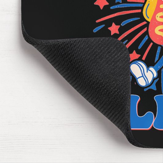 Een slechte dag om een glizzy 4 juli hotdog grappi muismat (Hoek)