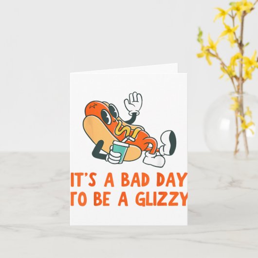 Een slechte dag om een glizzy 4th van juli heet Ho Kaart (Gele Bloem)