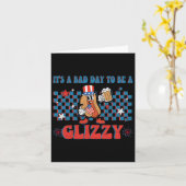 Een slechte dag om een glizzy grappig te zijn 4th  kaart (Gele Bloem)