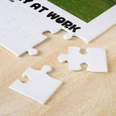 Een slechte dag op Golf is een goede dag op het we Legpuzzel (Zijkant)