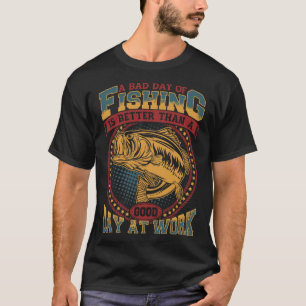 Een slechte dag van Vis is beter dan een goede dag T-shirt